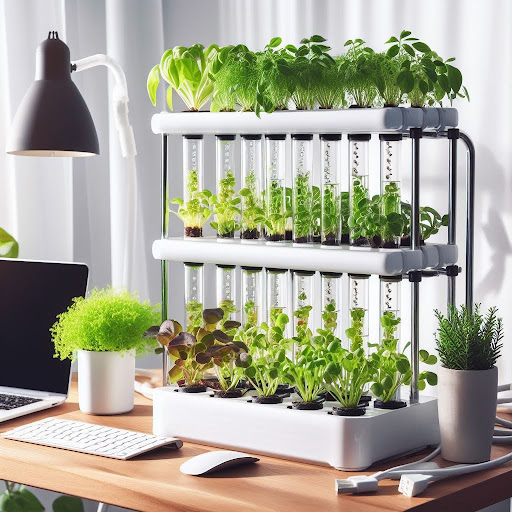 Hydroponics AI Image